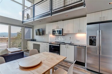 Modern Kitchen with Stainless appliances.