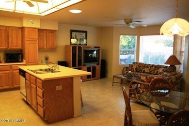 Kitchen open to Family Room