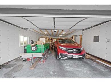 The Garage is insulated and heated. Can be used fo