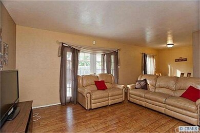 Living Room & French Doors to Patio