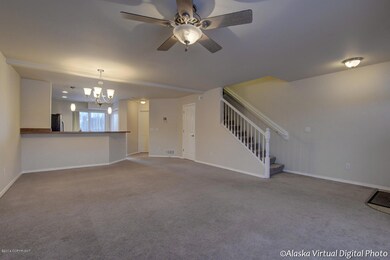 Great room looking towards kitchen