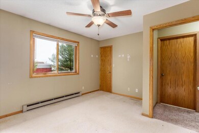 Bedroom in the upper unit