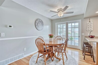 Dining Area leads out to sunroom