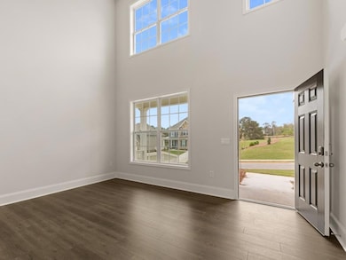 Grayson front entryway into the front foyer with d