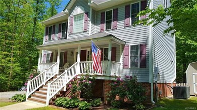 Front porch perfect for taking in the front view a