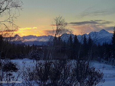 Outdoors peak-a-boo view of mountians fr