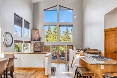 Entry View with light hardwood / wood-style floors
