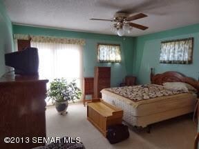 Master Bedroom with french doors to deck