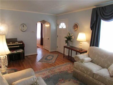 Living Room. View from living room to the front do