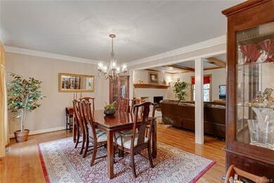 Open Floorplan - Dining Room Looking into Family R