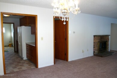 Dining area to kitchen and utility room