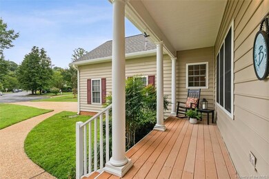 Composite deck that allows space to rock the day away.