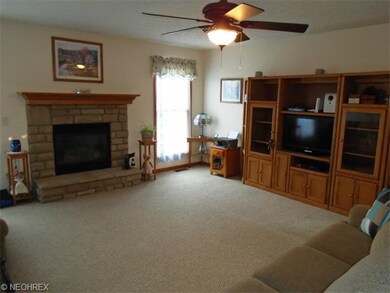 Another view of the open family room!