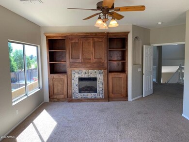 Master bedroom with fireplace