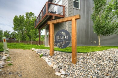 Entry to the private trail to the Gallatin River