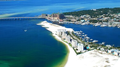 Aerial View of Harbor and Marina