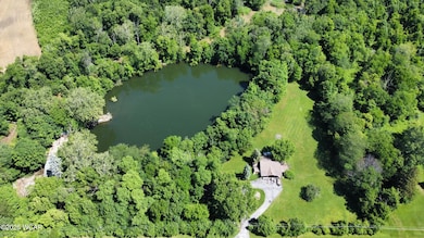 AERIAL VIEW OF MIRROR LAKE AND PROPERTY