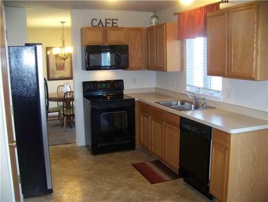 Kitchen. Spacious kitchen with matching appliances