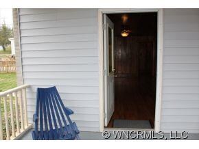 Cozy side porch