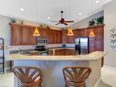 Kitchen includes granite countertops stainless ste