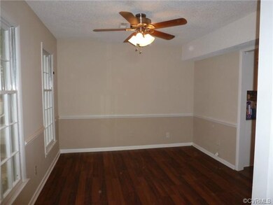 Dining Room with Laminate Flooring and Ceiling Fan