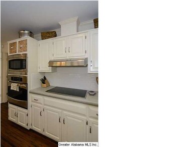 The kitchen also has new heart pine flooring. This