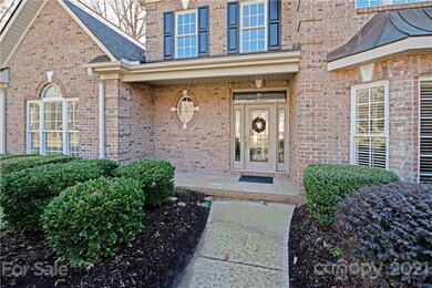 Pretty entryway with covered front porch