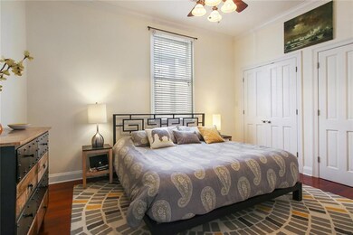 Enter the spacious master with large double closet