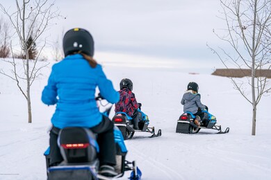 Snowmobiling