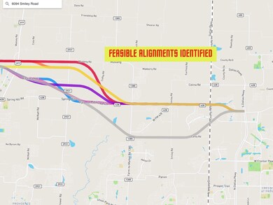 Feasible road alignments