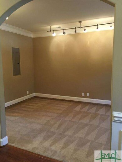Finished garage