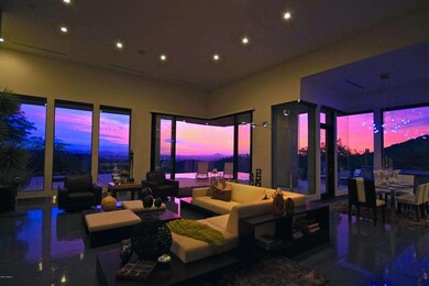 Sunset from the livingroom