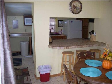 Dining room looking toward the kitchen.