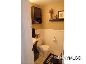 1st floor half bath