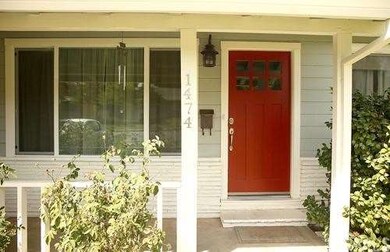 Sweet front porch with 