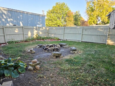 Back yard:Firepit