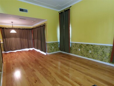 Living/Dining Room with Custom Blinds