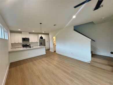 Kitchen featuring stainless steel appliances, vis