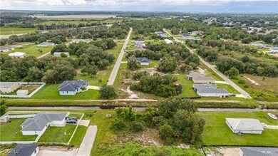 Aerial perspective of suburban area