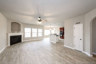 High ceilings throughout.