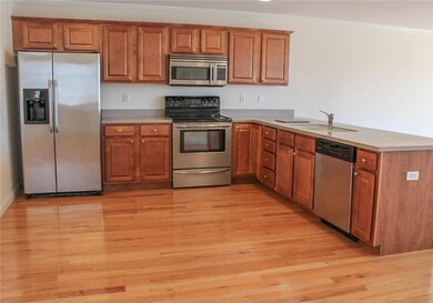 Kitchen. Stainless appliances, ample counter space