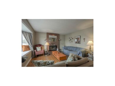 Hardwood floors in Living Room.