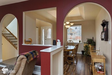 View of dining and entry