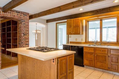 Center island and loads of counter space