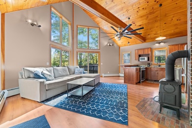 Open concept kitchen & living