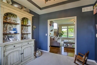 Formal dining room with French doors or can be use