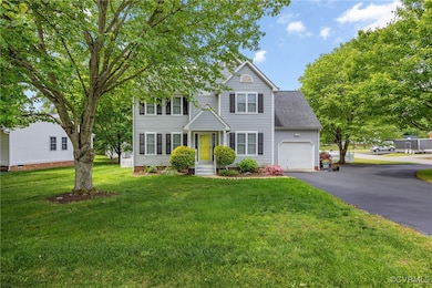 View of front of house with an attached garage, as