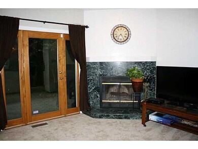 Living Room. Marble fireplace with easy access to 