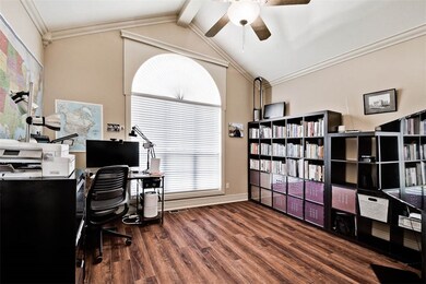 This Lovely, Generously Sized Office is Well-Appointed with Charming Pitched Ceilings & Walk-In Closet Offering Plenty of Storage...