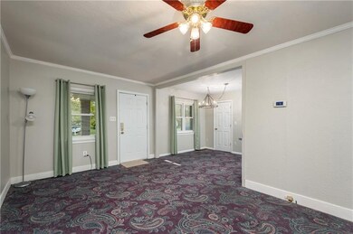 View of the dining area from the living room